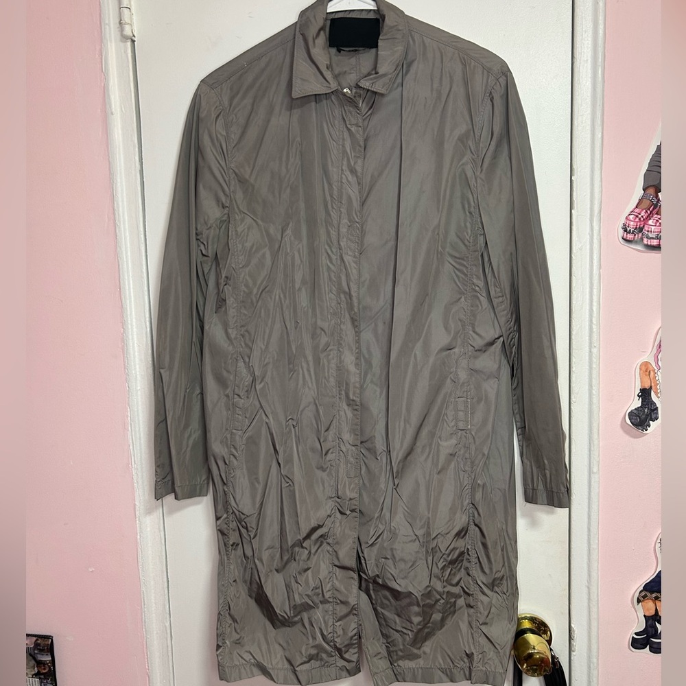 Prada Rain Coat Grey